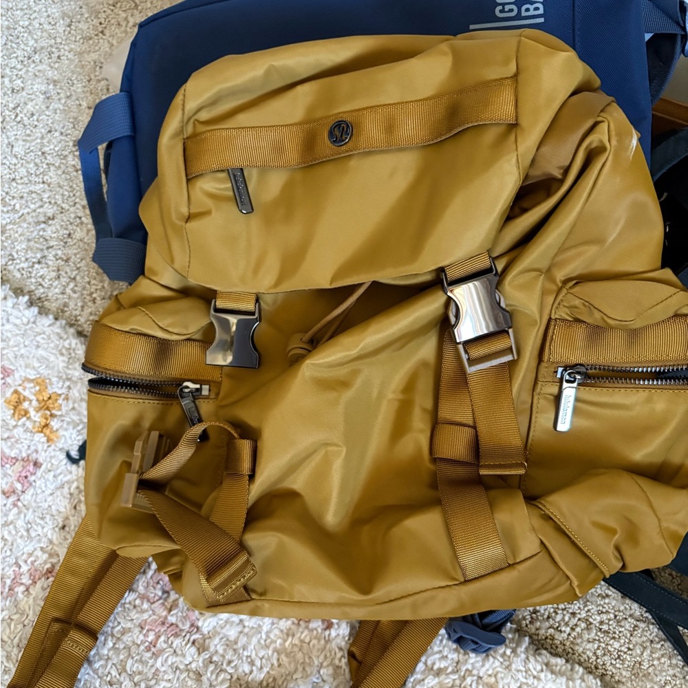 Lululemon Athletica Mustard Backpack